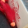 FRONTIER FLY COMPANY EGG SUCKING LEECH RED ORANGE # 6