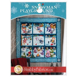 Shabby Fabrics Snowman Playground Pattern