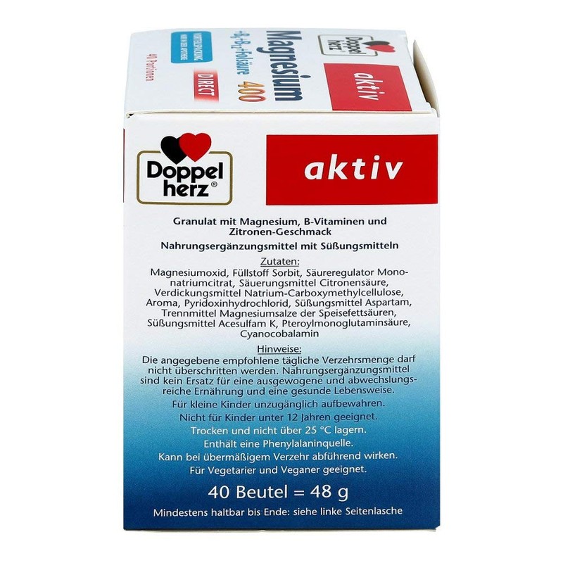 Doppelherz Magnesium + B Vitamins Direct Pellets