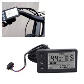 S866 Electric LCD Display, IP65 Waterproof 24V 36V 48V Electric LCD Display Meter