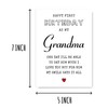VLPGifts Happy First Birthday As My Grandma Card - Grandma