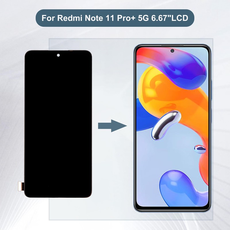E-YIIVIIL TFT Display Compatible with Redmi Note 11 Pro+ 5G