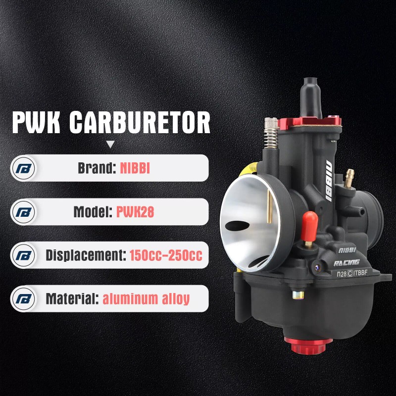NIBBI PWK28 Carburetor Kit for Predator 212cc 196cc 224cc Axis