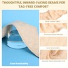 Piriuuo 4 Pcs Cotton Bra Liners, Bra Liners to Absorb