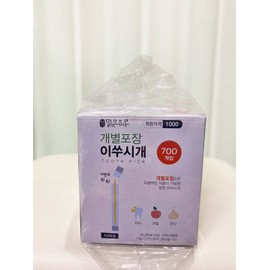 Sunny day bamboo individually wrapped toothpicks 700 pieces x 5 boxes / 맑은하루 대나무 개별포장 이쑤시개 700개입x5박스