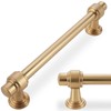 POVEFONK 10 Pack 5 inch Champagne Bronze Kitchen Cabinet Handles
