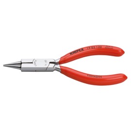 Knipex 19 03 130 Round Nose Pliers with cutting edge chrome plated