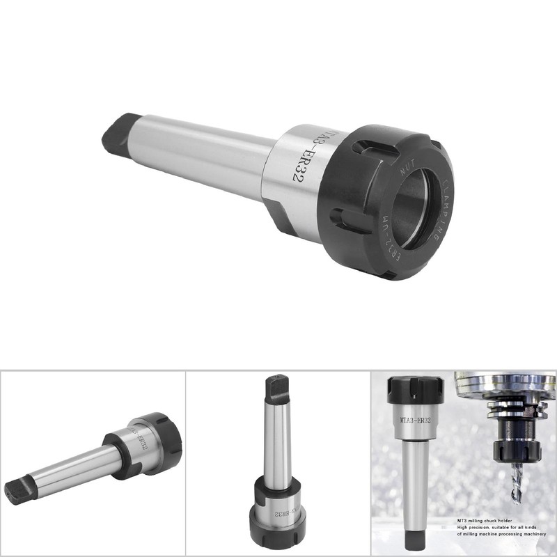 MTA3 Morse Taper Collet Chuck Holder Carbon Steel CNC Milling