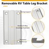 Virego Removable RV Table Leg Accessories, Aluminum Alloy Table Leg