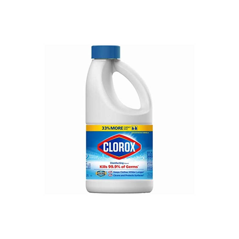 Clorox 32260 Regular Bleach, 43-oz. - Quantity 6