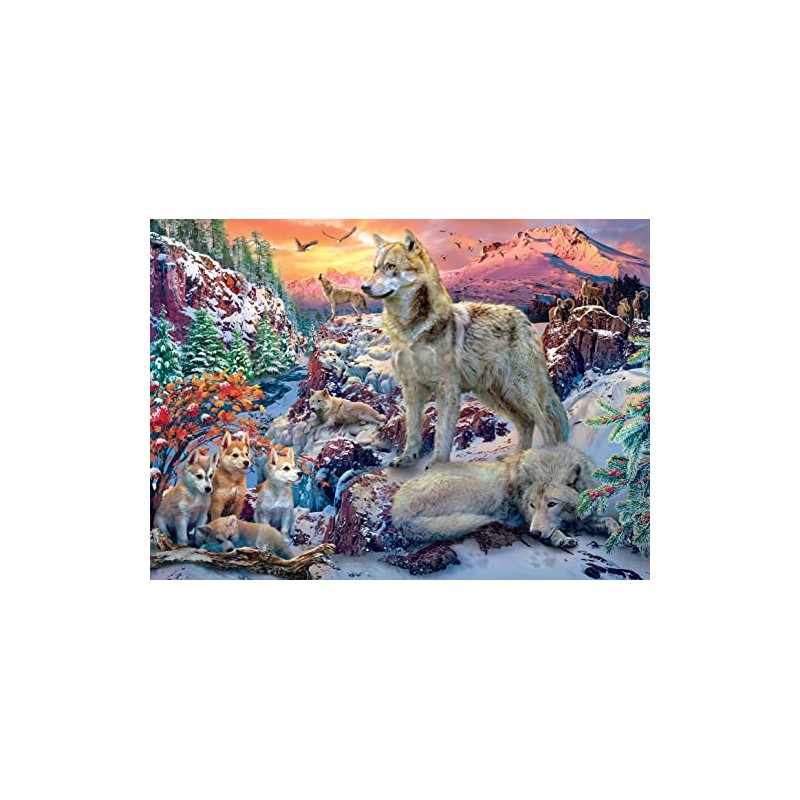 Ceaco - Wolves - Winter Wolves - 1000 Piece Jigsaw