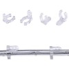 Tvoip 100 Pieces 1/2 Inch LED Rope Light Clips Holder