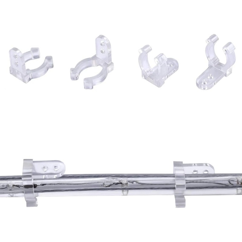 Tvoip 100 Pieces 1/2 Inch LED Rope Light Clips Holder