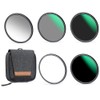K&F Concept 5-in-1 Magnetic Lens Filter Kit, Includes GND8+ ND8+
