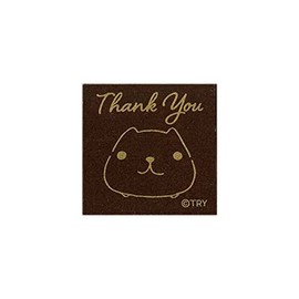 KB/O Capybara-san Stamp 30x30 Thank You Made in Japan