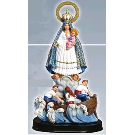 San Benito Virgen De La Caridad Del Cobre / Lady of Charity 8" Height