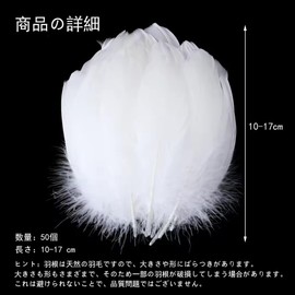 YJRUNFU Feathers, Feather Shower, Feather Shower, Plenty of Goose Feathers, Decorative Feathers, DIY Decoration Accessories, Weddings, Birthdays, Weddings, Events, Parties, Craft Materials, Hat, Bag