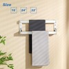 Alise Double-Layer Towel Bar, Brushed Nickel Towel Racks for Bathroom