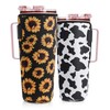 kwmobile 2 x Neoprene Bottle Sleeve for 1.2 L Cups