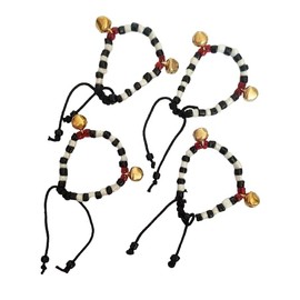 Sanwariya Pooja Store Black Cotton Silk Blend Thread Nazar Dhaga Set (Pack of 4) for New Born Baby / Children