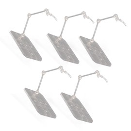 5 Packs Action Figure Stand Doll Model Support Multi Functional Adjustable Figure Holder Transparent