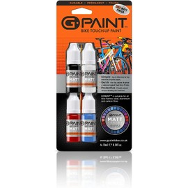 G-Paint Bike Paint -(4 Pack)- MATTE Touch Up Paint - For Scratched Bike Frames