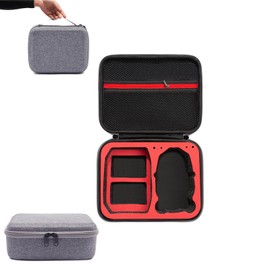 JOYSOG Carrying Case for DJI Mini 4 Pro Drone Storage Bag Travel Hard Case for Mini 4 Pro with RC-N2 Controller Accessories (Red), gray, Case