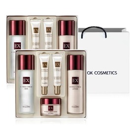 Korean Cosmetics Temptation Wrinkle Care EX Basic Set x 2 (shopping bag included) / 한국화장품 템테이션 링클 케어 EX 기초세트 x 2(쇼핑백포함)