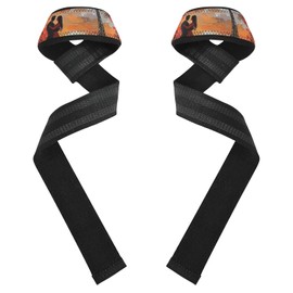 Correas de levantamiento de pesas para parejas pintadas de la Torre Eiffel, correa antideslizante de 26 pulgadas, para entrenamiento, gimnasio, levantamiento de potencia, culturismo