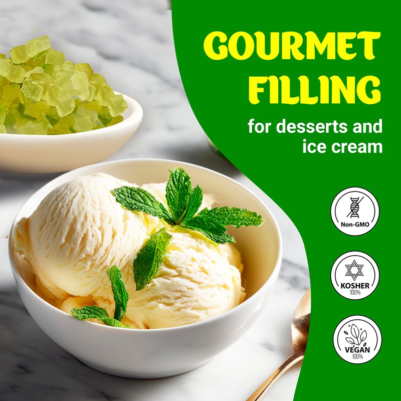 Diced Candied Citron, Glazed Citron Peel For Baking, Candied Fruit