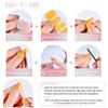 XEAOHESY 1 Sheet Semi Cured Gel Nail Strips, Sticky and