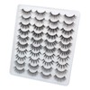 Parriparri 6D False Eyelashes Fluffy Dramatic 20 Pairs Natural Eyelashes