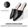 J. Adams Lennox Mules for Women - Closed Pointed Toe