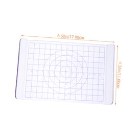 Angoily Clay Acrylic Pressing Board for DIY Crafting Durable Manual Tool for Pottery Sculpture Smooth Surface with Scale for Accurate Sizing