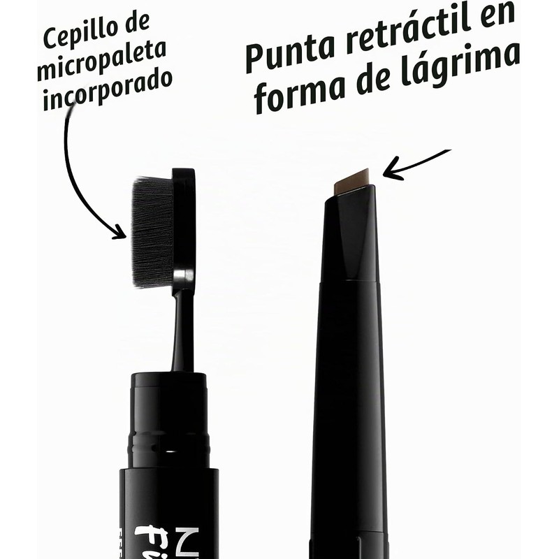 NYX Professional Makeup, Fill & Fluff, Lápiz para Cejas, Tono