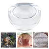 6X Optical Magnifier Dome Portable Paper Reading Acrylic Magnifier Dome