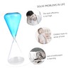 Ciieeo 10 Transparent Glass Timer Desktop Sandglass for Home Decor