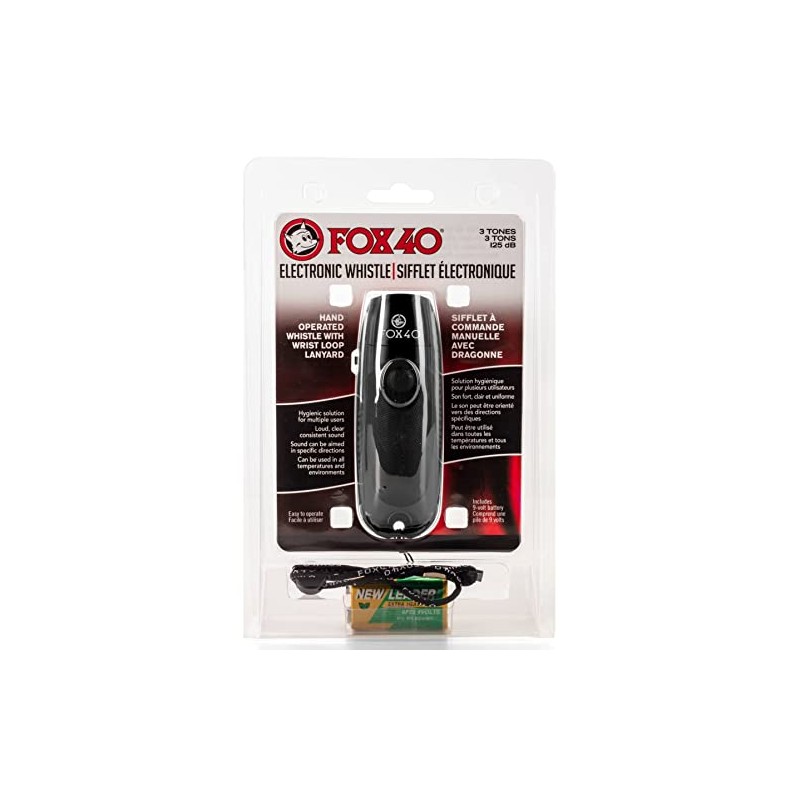 Fox40 Electronic Whistle Black