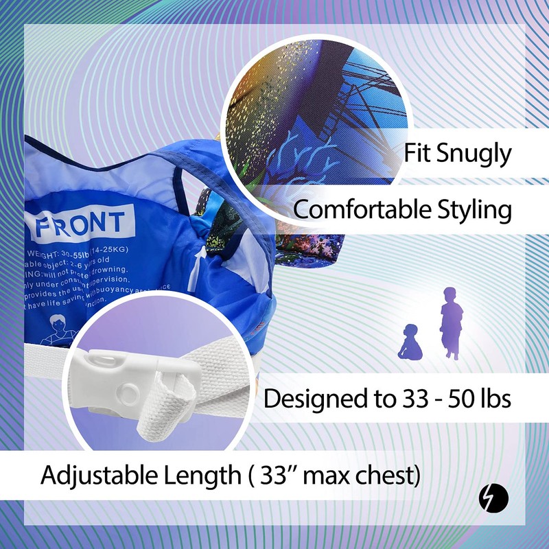TaktZeit 子供用 水泳 浮き輪 スイムベスト 14KG-25KG