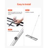 VEVOR Lawn Leveling Rake, Lawn Leveler with 83.9 in Handle,
