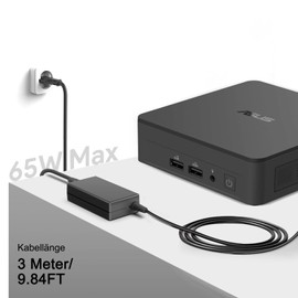 HKY 65 W Power Supply Charger for Intel NUC Mini PC ASUS ExpertCenter Business PN53 PN52 PN64 Mini PC Desktop ASUS NUC 14 Pro AI Mini PC, Intel NUC NUC7i7BNH NUC7i5BNH NUC7i5BNK NUC7I3BNK Mini PC