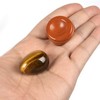 Justinstones Yellow Tiger Eye Natural Gemstone Quartz 30mm Egg Shaped