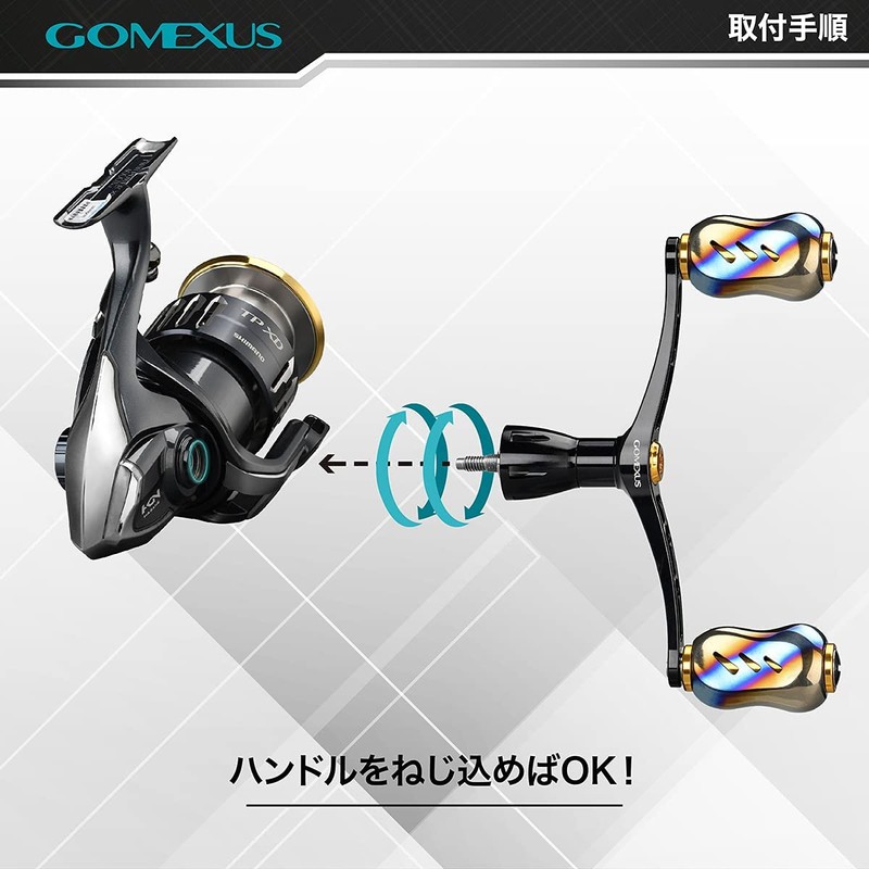 Gomexus CY98 Reel Handle, Shimano Spinning Reel, Double Handle, Stella,