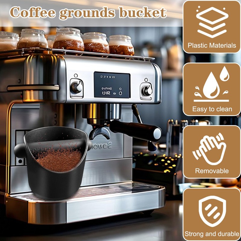 Coffee grounds tee container, 10 x 10 x 11 cm,