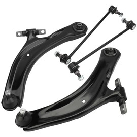 DRIVESTAR 4PCS MS30194 MS30195 K750095 K750094 Front Left Right Lower Control Arm w/Ball Joint, fit 2008-2013 for Nissan Rogue, 2014-2015 for Nissan Rogue Select