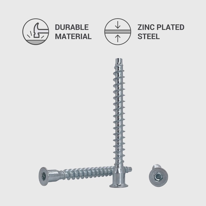Marcopol Pack of 70 Hexagon Countersunk Head 7.0 x 70
