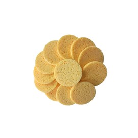 Healeved 20pcs Skin-friendly Makeup Cotton Sponge Pads for and Makeup Removal Round for Daily Use and Travel