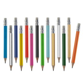TH Golf 100pcs Premium Golf Pencils, 4 Inch Mini Pencils Half Pencils with Eraser Sharpened Wood Mini Round Pencils for Schools Wedding Toddlers Home Corporate Multiple Colours (Light Pink)