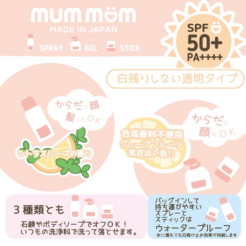 Mamamu UV Gel CS6.3 oz (180 g) SPF50+ PA++++