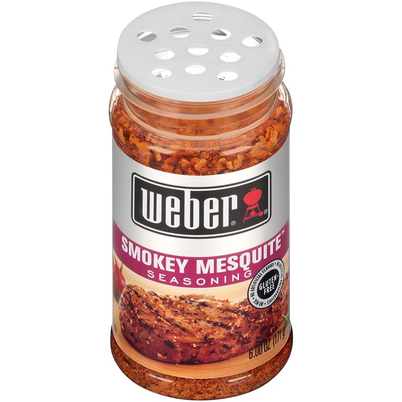 Weber Smokey Mesquite Seasoning, 6 Ounce Shaker (Pack of 6)